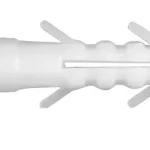 25 mm (1 inch) plastic wall plugs