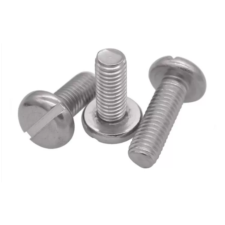 2BA × 1-1/4 Slotted cheese head screws