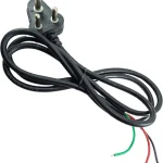 3 pin plug power cable