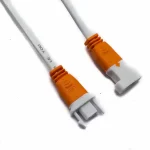 DC flat connector cable pair