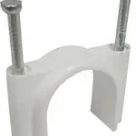 Ho plast 50mm double nail pipe cable clips