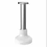 Plastic white pressfit round batten nail clip